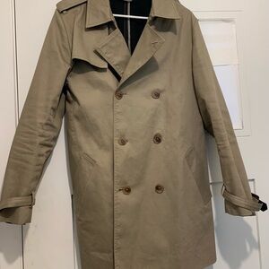 3.1 PHILIPS LIMDouble-Breasted Khaki Trench Coat. Size S women
